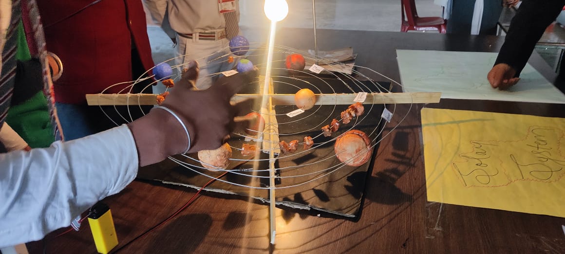 Student Solar System Model - Science Exhibition