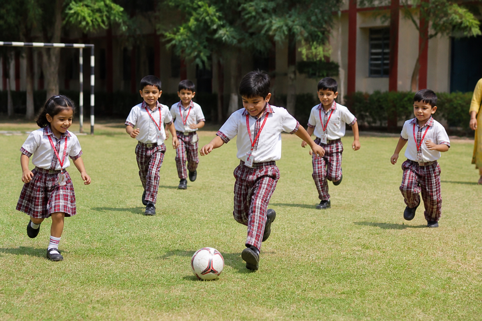Playground sports at SRJ Academy