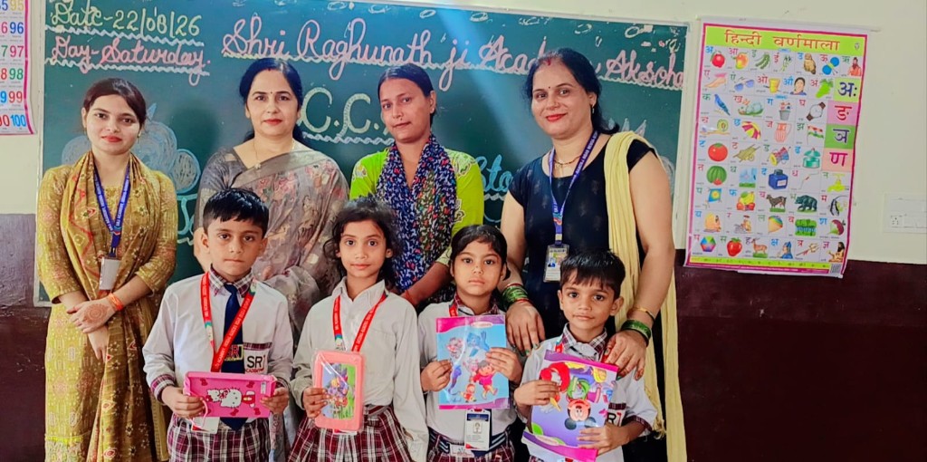 SRJ Academy Hindi story CCA group photo